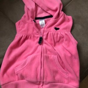Pink carters vest